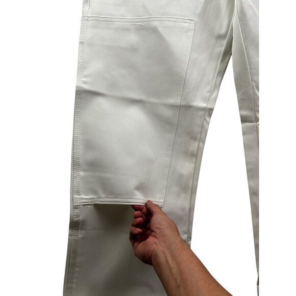 Dickies Pants Mens Double Knee Utility Carpenter 40 x 32 White Loop-Free NWT - Picture 7 of 10